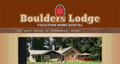 Desktop Screenshot of boulderslodge.com